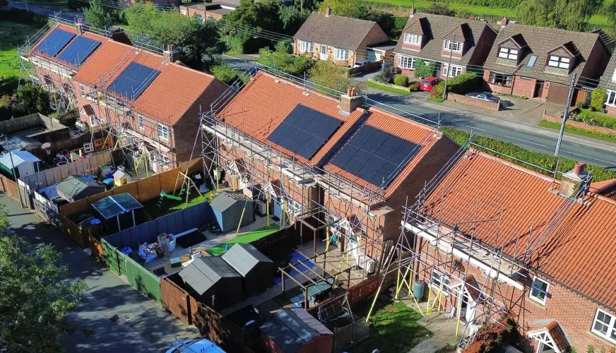 Scaffolding For Solar Panel Installation in Yorkshire & the North