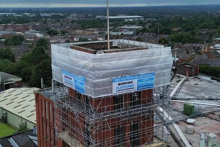 Truss Out Hanger Scaffolding For Trade in Northern England