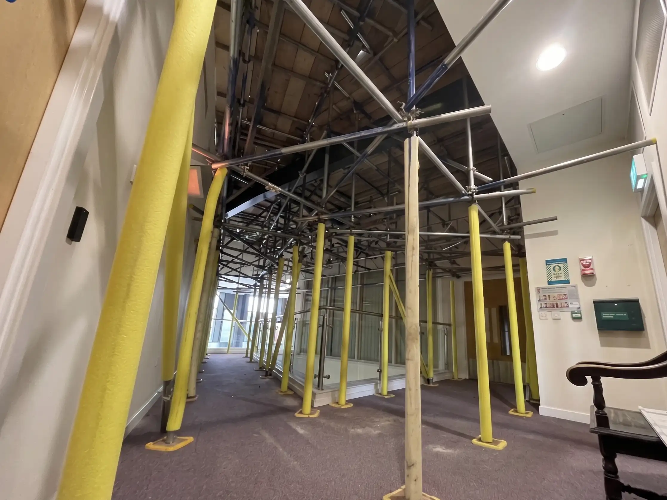 emergency-internal-birdcage-scaffolding-in-yorkshire-nhs