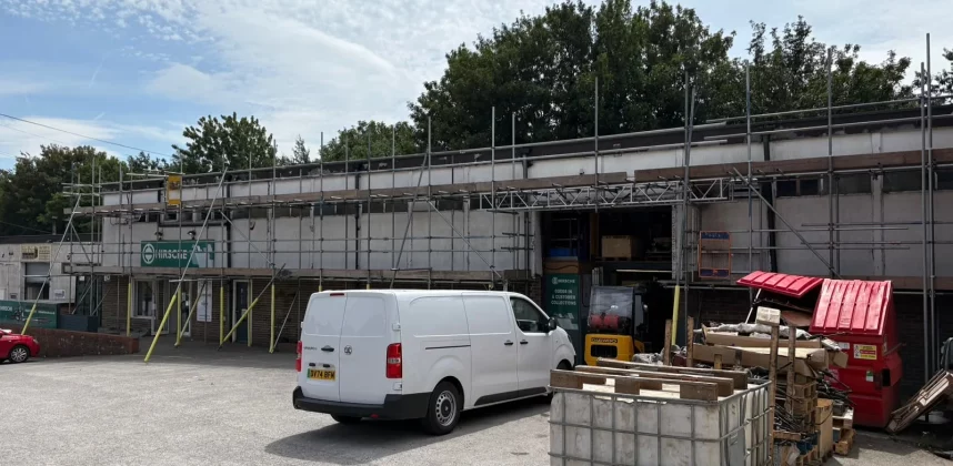 Commercial Building Repairs Scaffolding